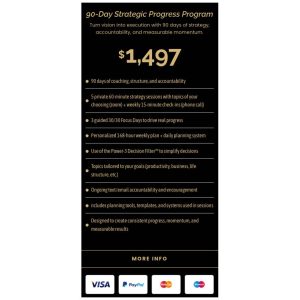 90-Day Strategic Progress Program
